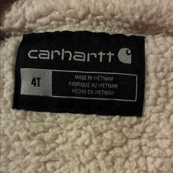 Carhartt Bright Pink Toddler Jacket - Picture 3 of 3